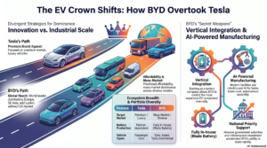 BYD vs Tesla: How China Quietly Took the Lead in the Global EV Revolution