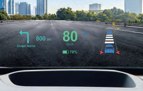 VinFast VF6 Coloured HUD