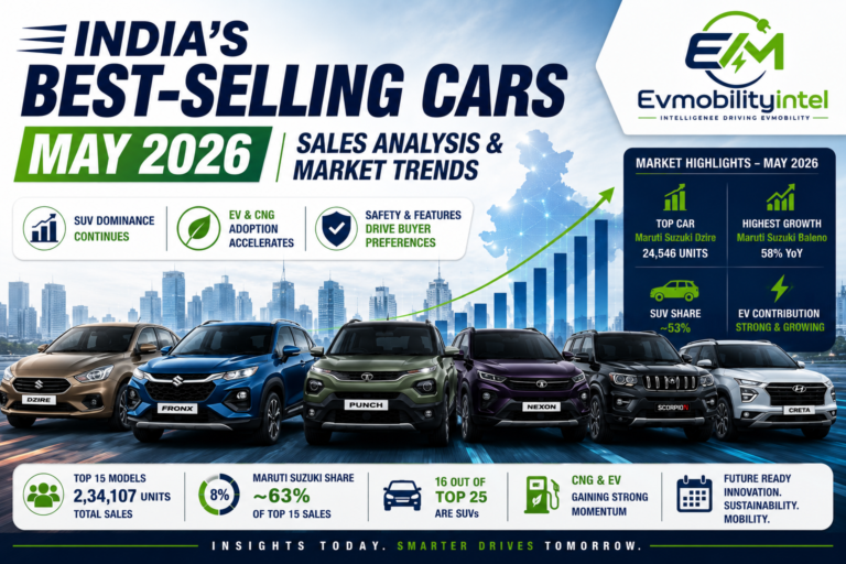 Top Selling Cars in India May 2026:Market Insights